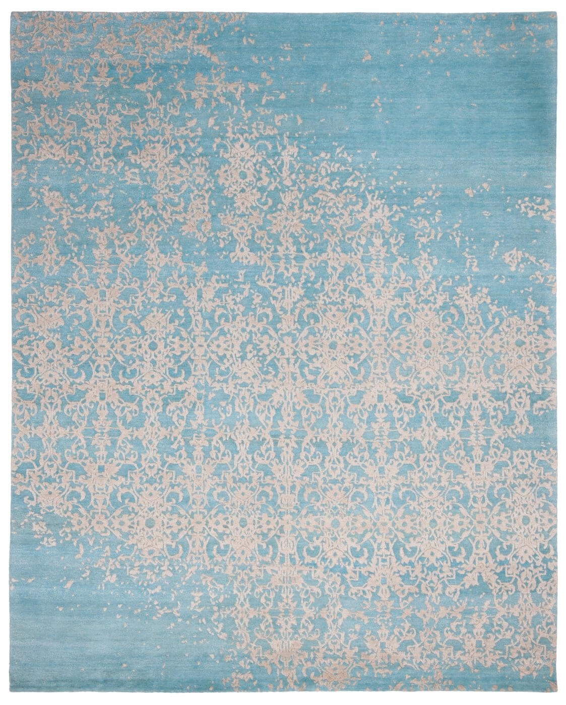 Milano Raved Blue White Rug