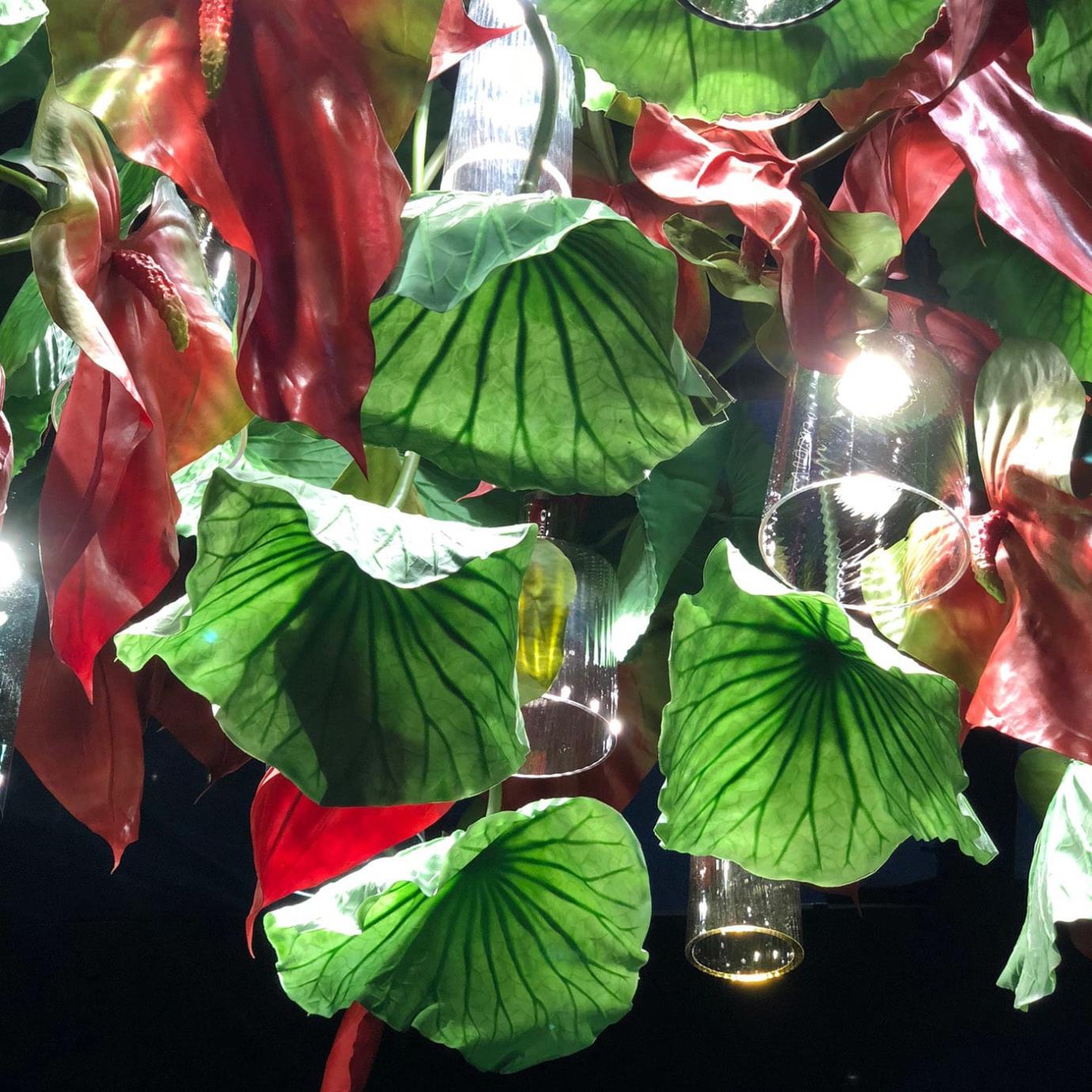 Anthurium Style Chandelier