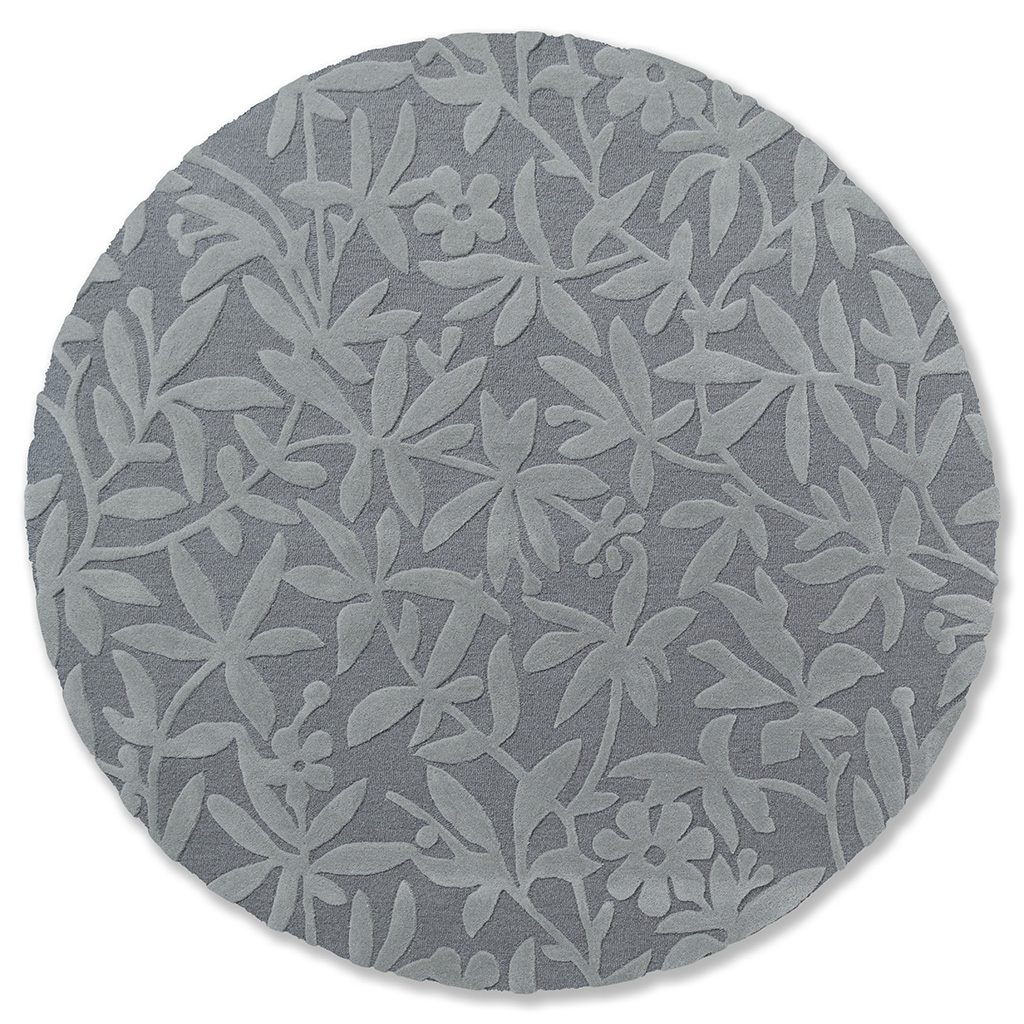 Cleavers-Dark Steel Round Rug