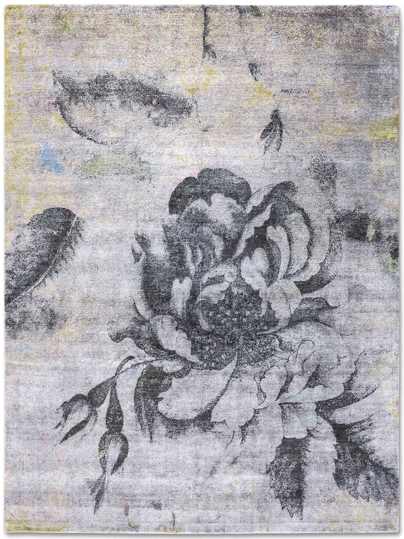 Flowers Hand-Woven Rug