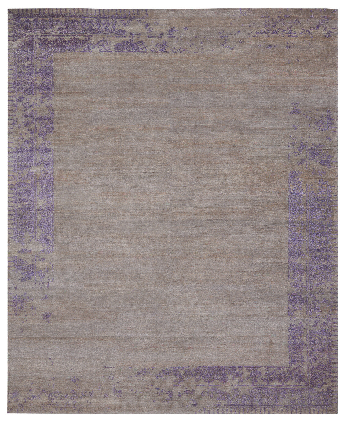 Ferrara Special Border Grey Purple Rug