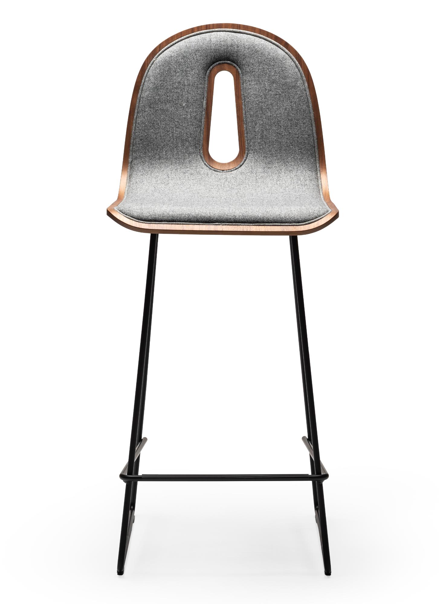 Gotham Grey Bar Stool