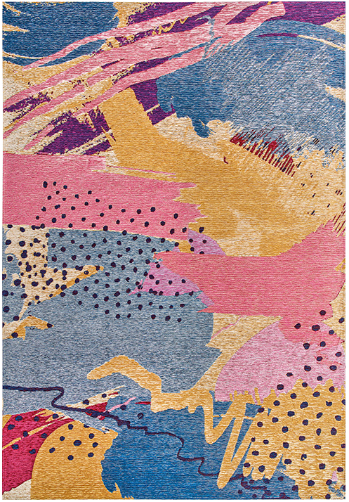 Contemporary Pop Art Multi Rug