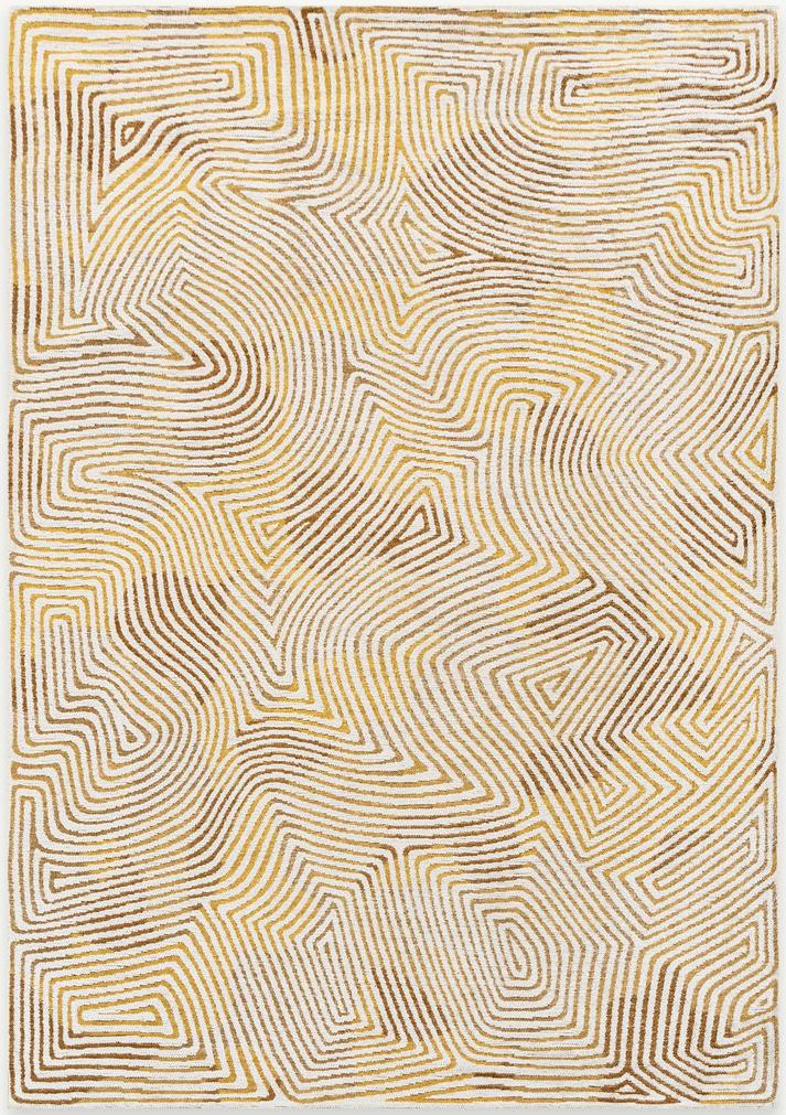 Yellow Hippy 9799 Rug