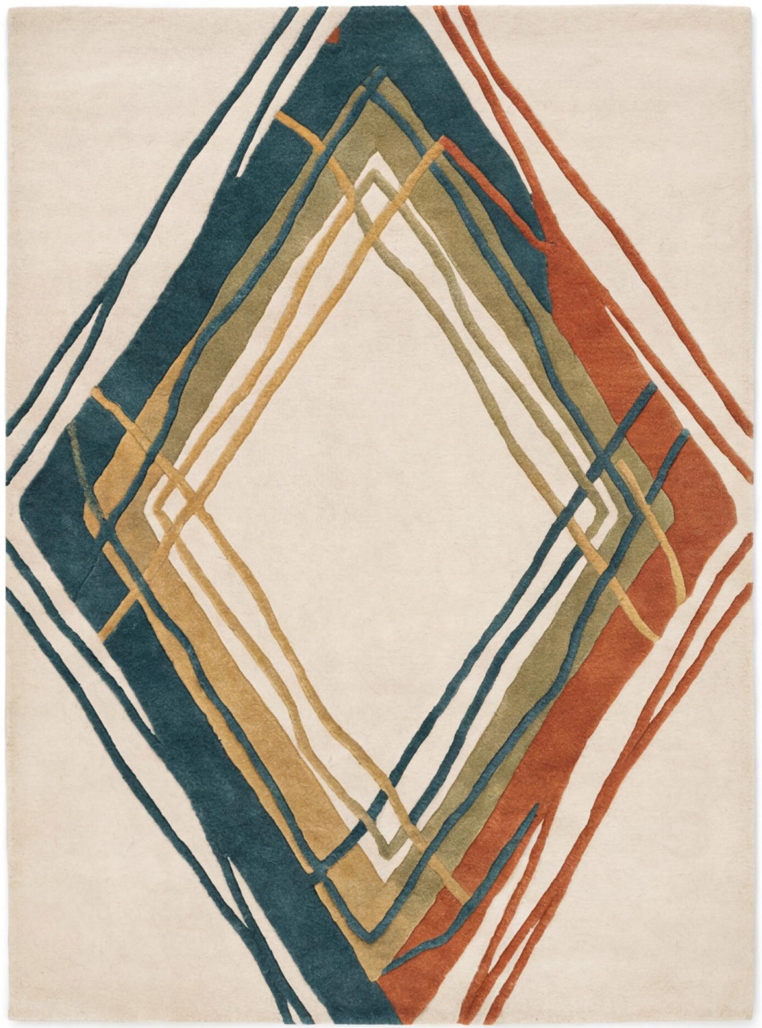 Diamond Frame Rug