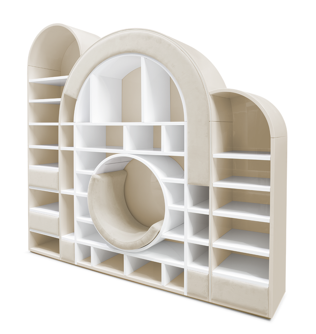 Sugar Rush Beige Children's Bookcase