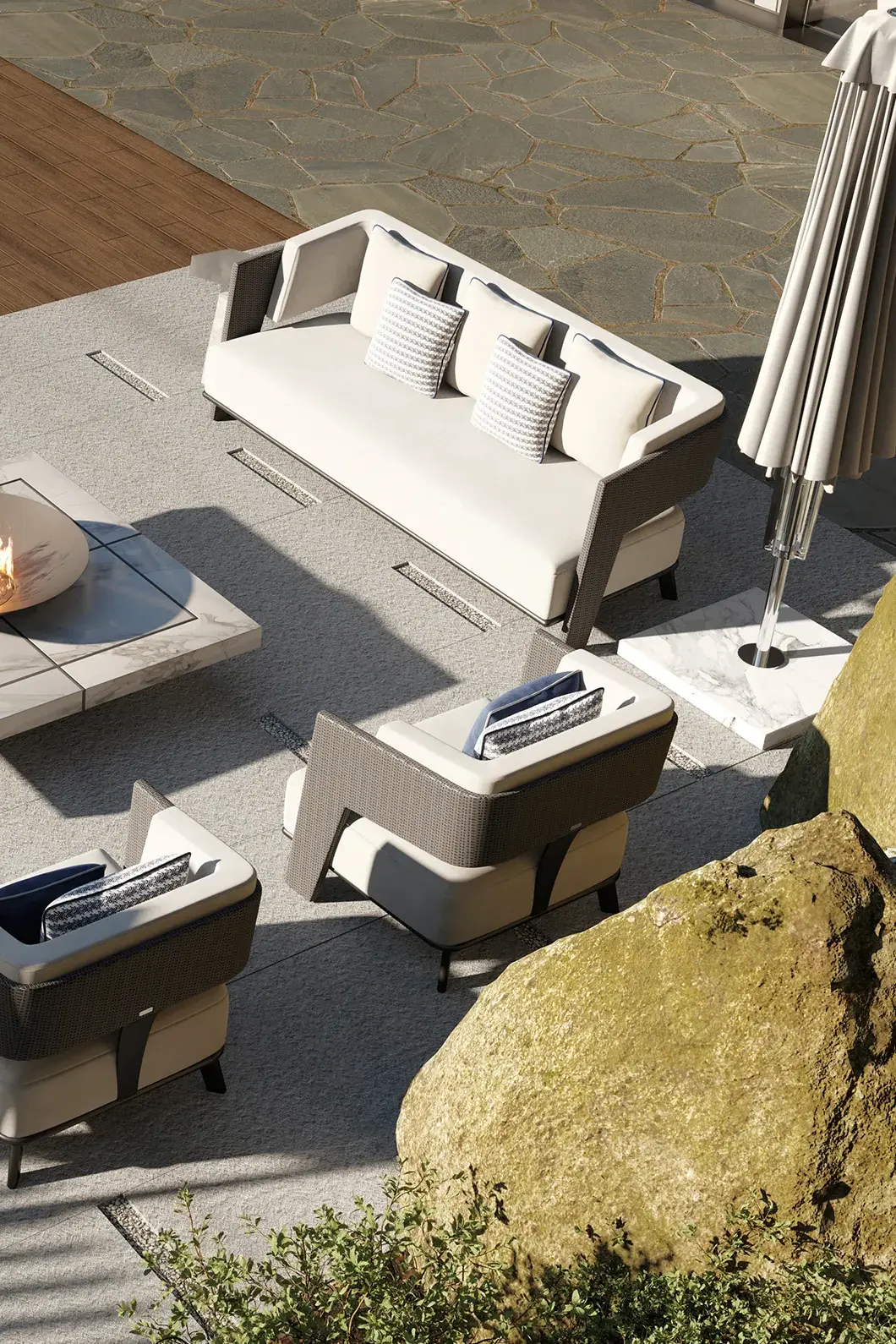Regent Grey Sofa - 2