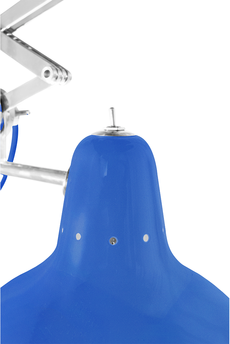 Moonbeam Glow Blue Wall Light