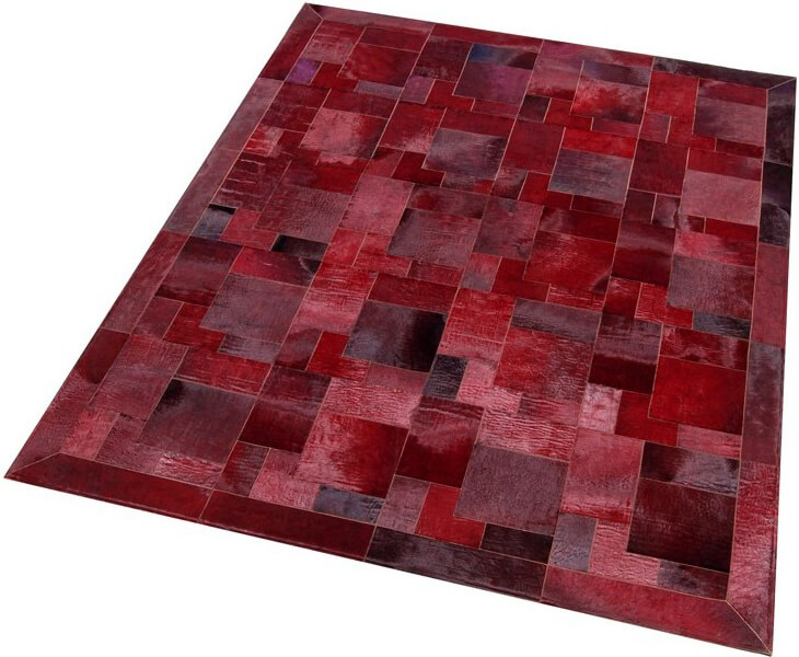 Puzzle col.6 Cowhide Rug