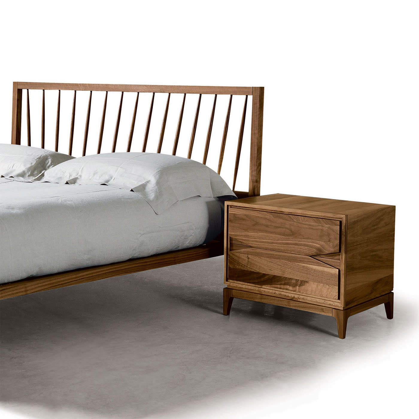 Base Italian Brown Nightstand