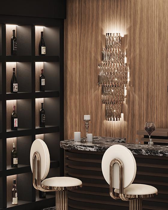 Kyra Circle Bar Stool - 1