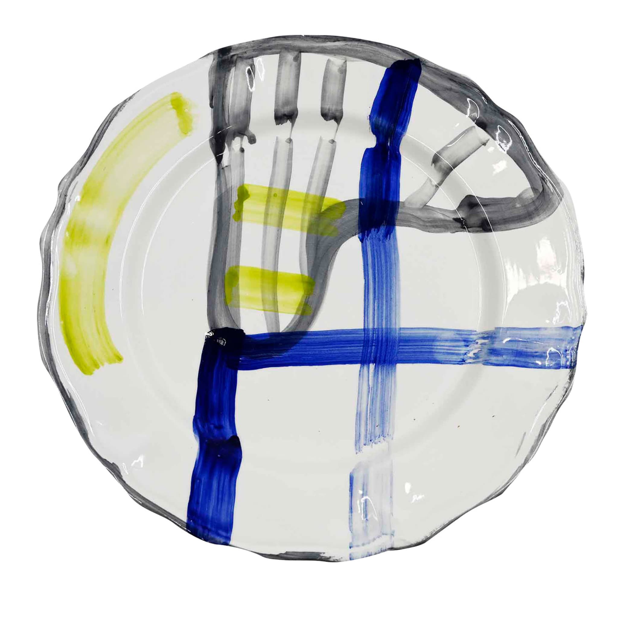 Handpainted Artisan Ceramic Plate