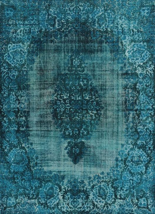 Dark Turquoise Vintage Rug