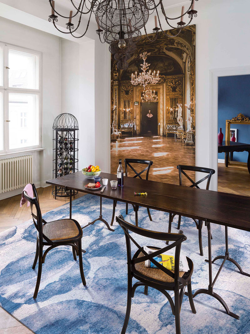 Splash Galileo Handmade Luxury Rug