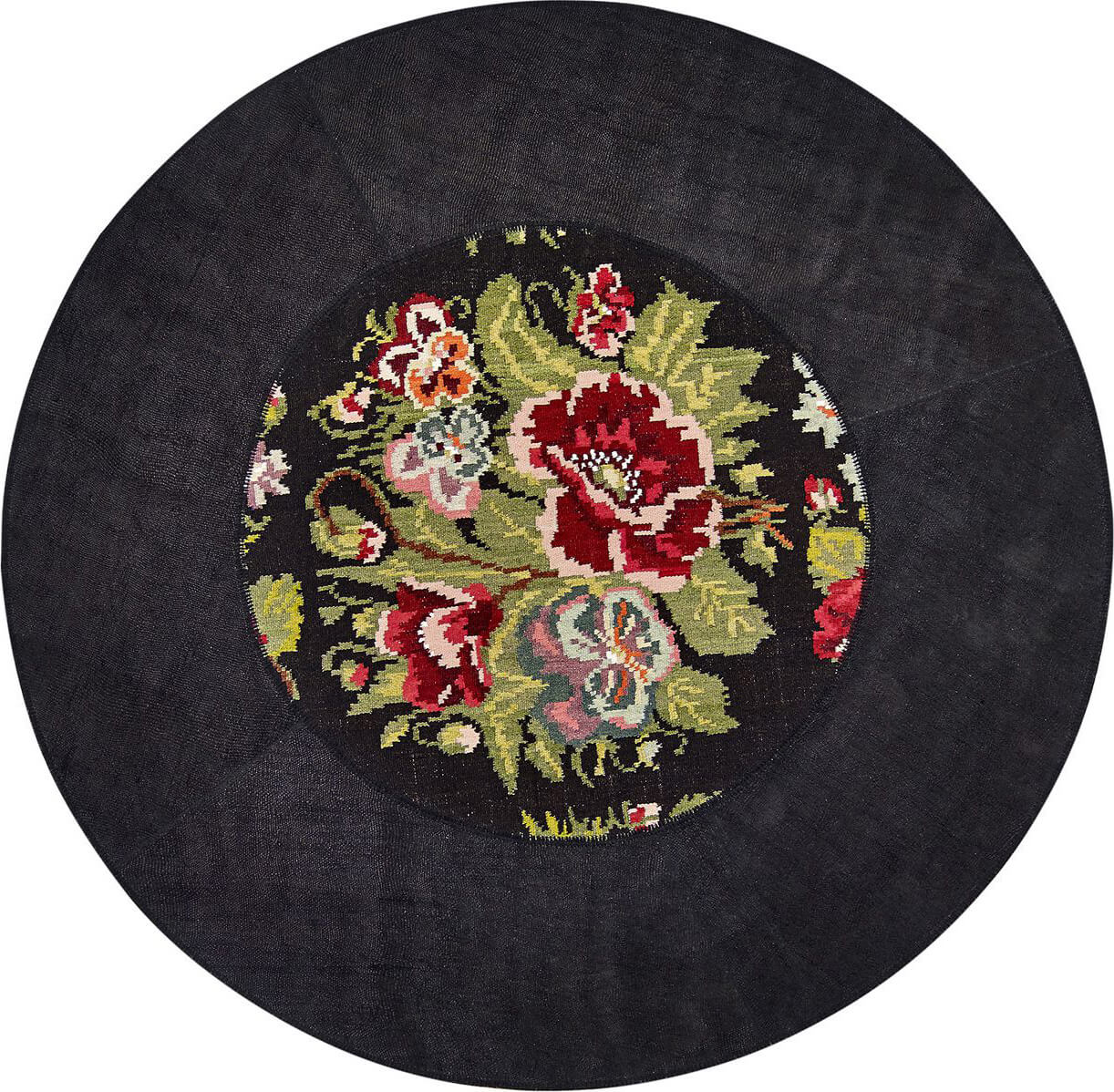 Round Giotto Folk Rug