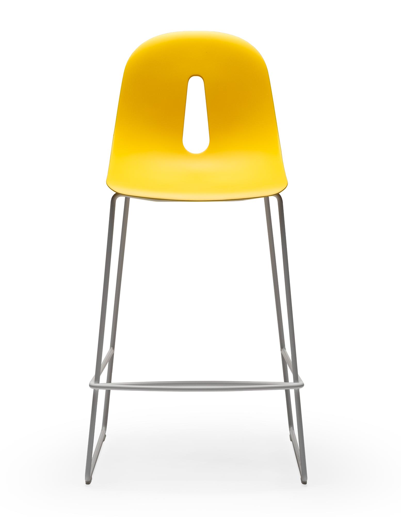 Gotham Yellow Bar Stool