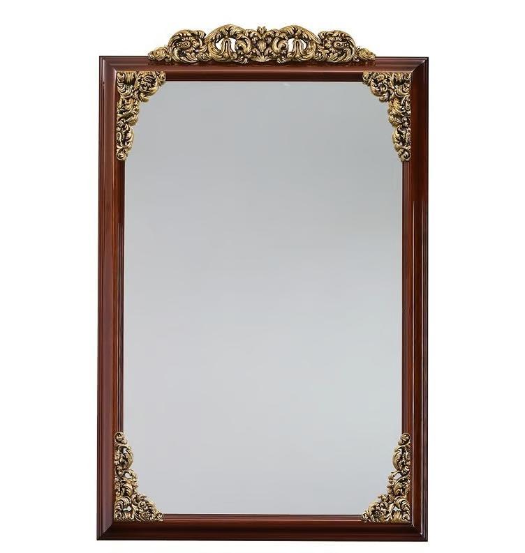 Brown/Gold Classic Wall Mirror