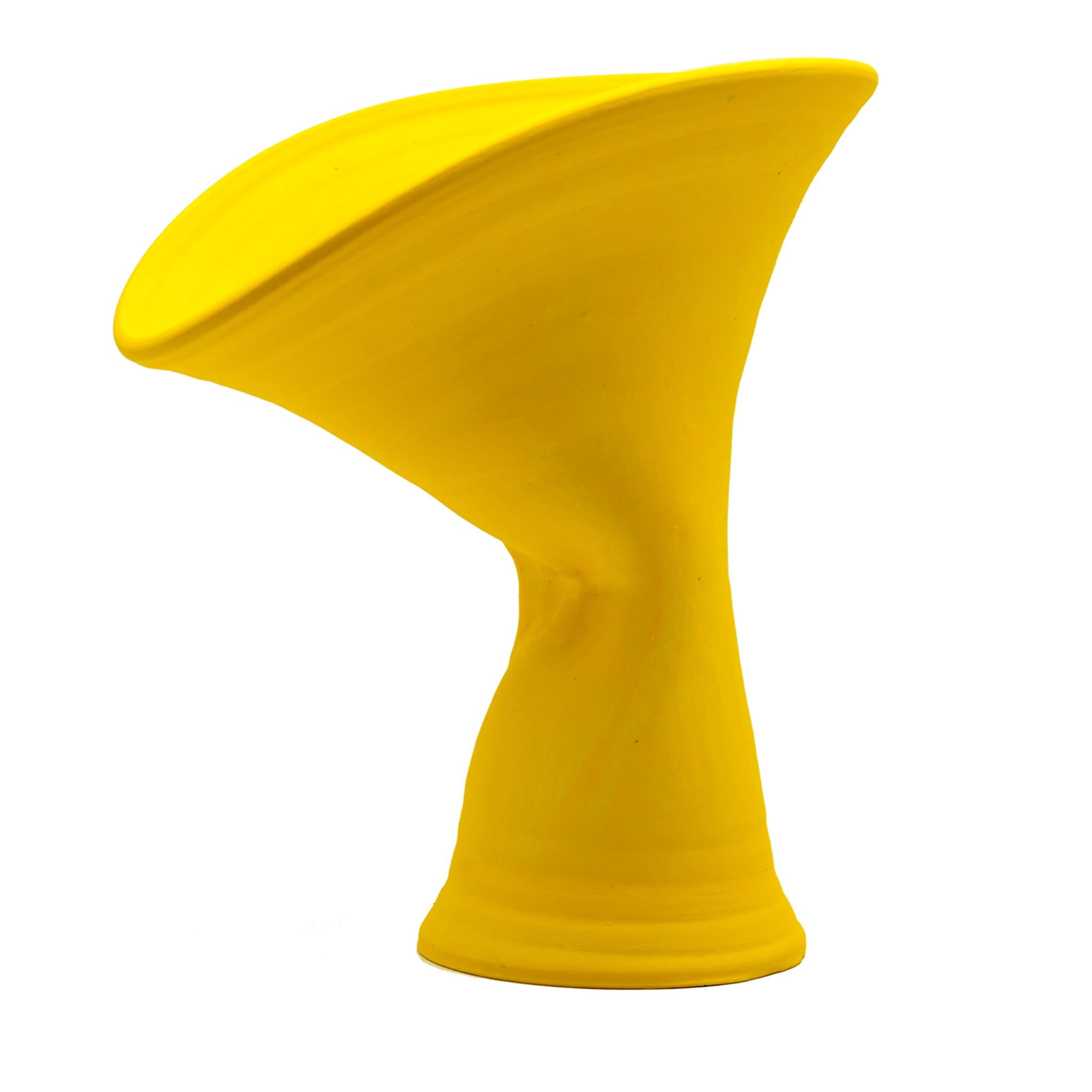 Artisan Bright Yellow Italian Vase