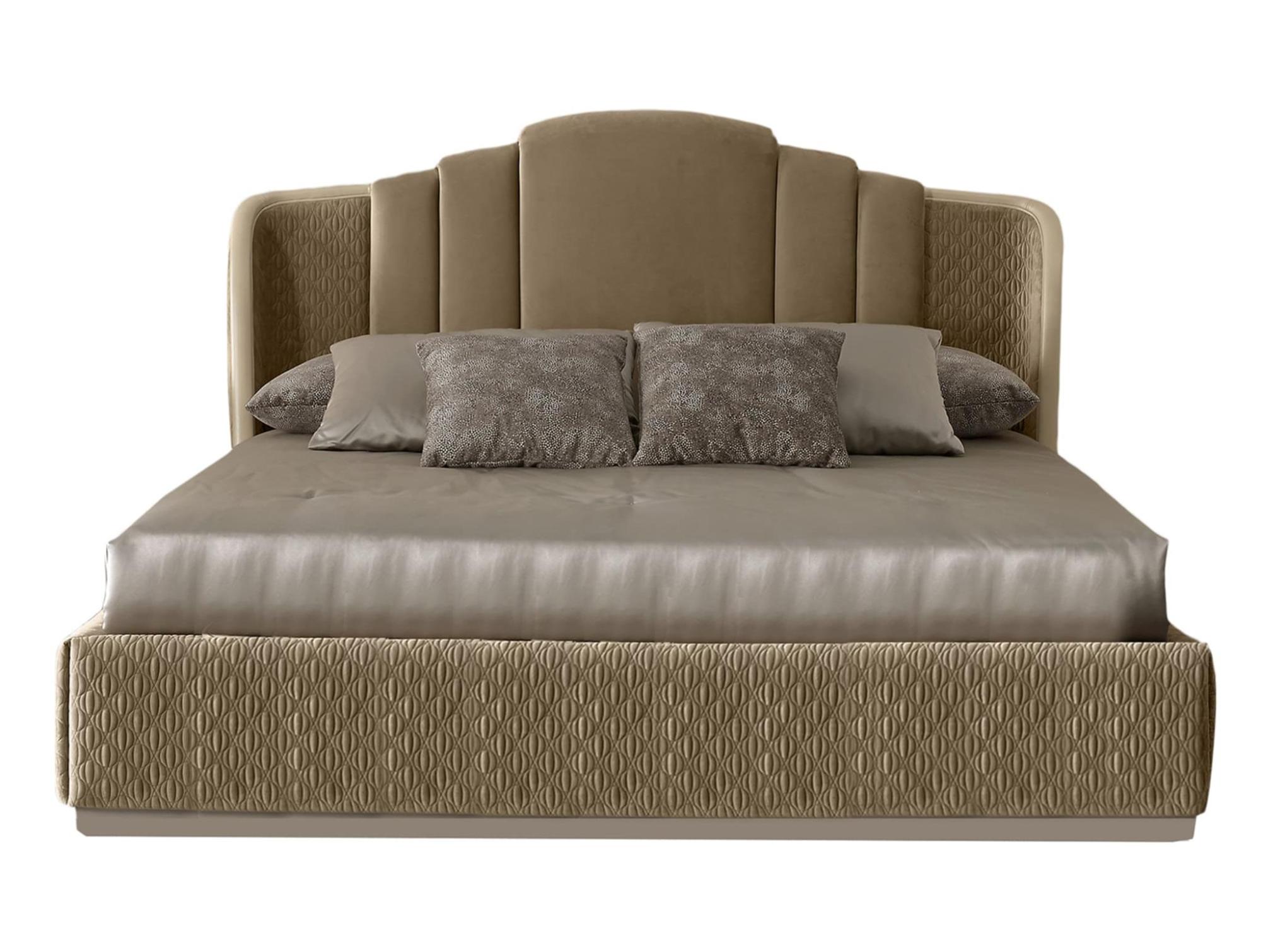 Opulent Beige Luxury Bed
