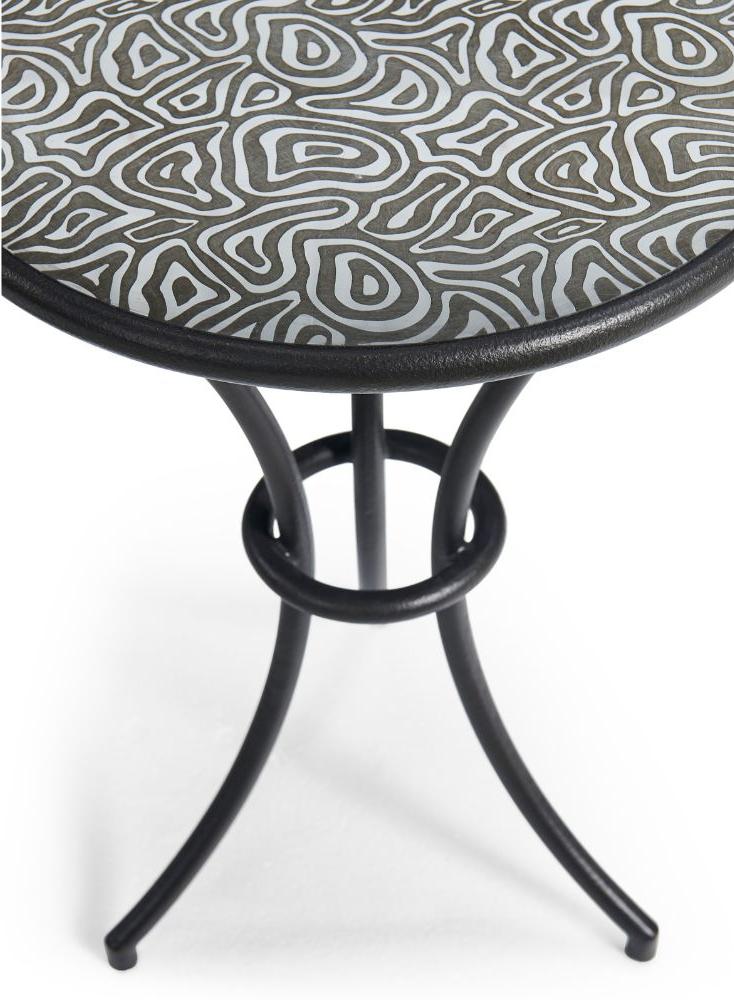 Coralia Cocktail Table Verre Eglomise