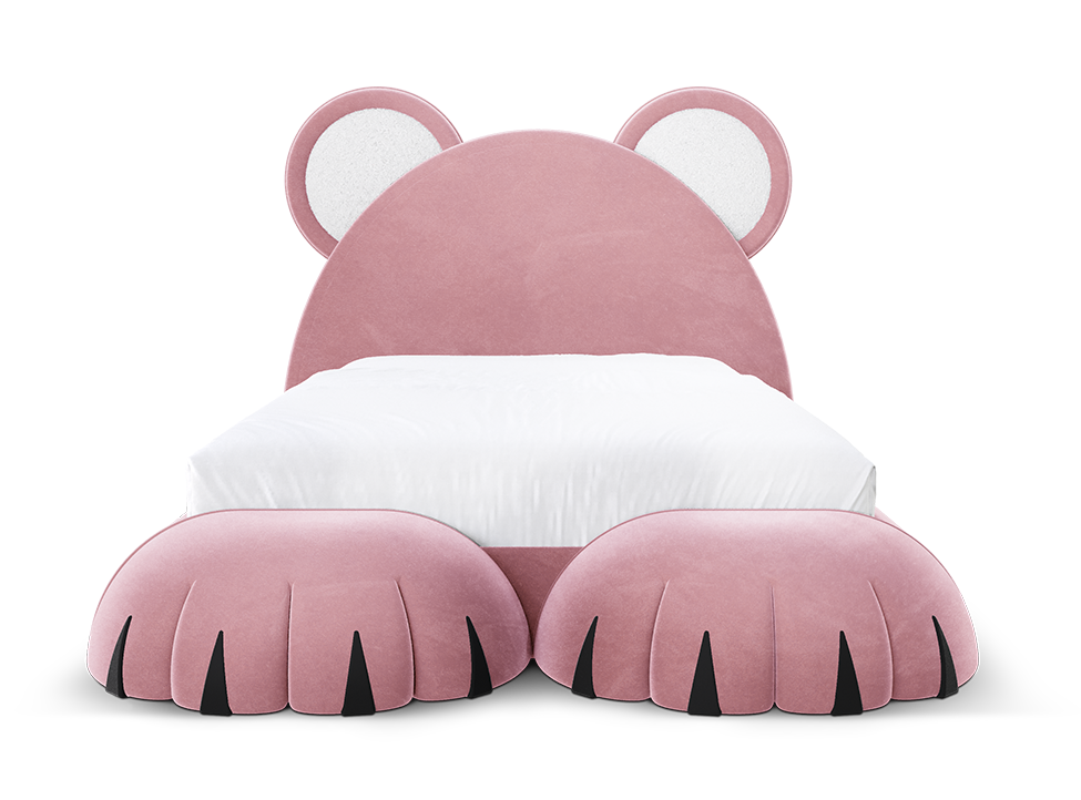 Teddy Dream Pink Bed