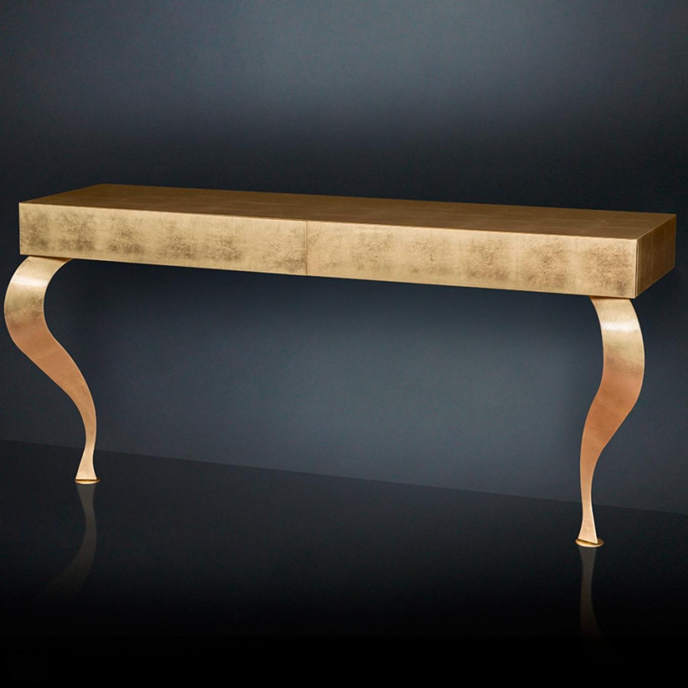 Luigi Gold Finish Console