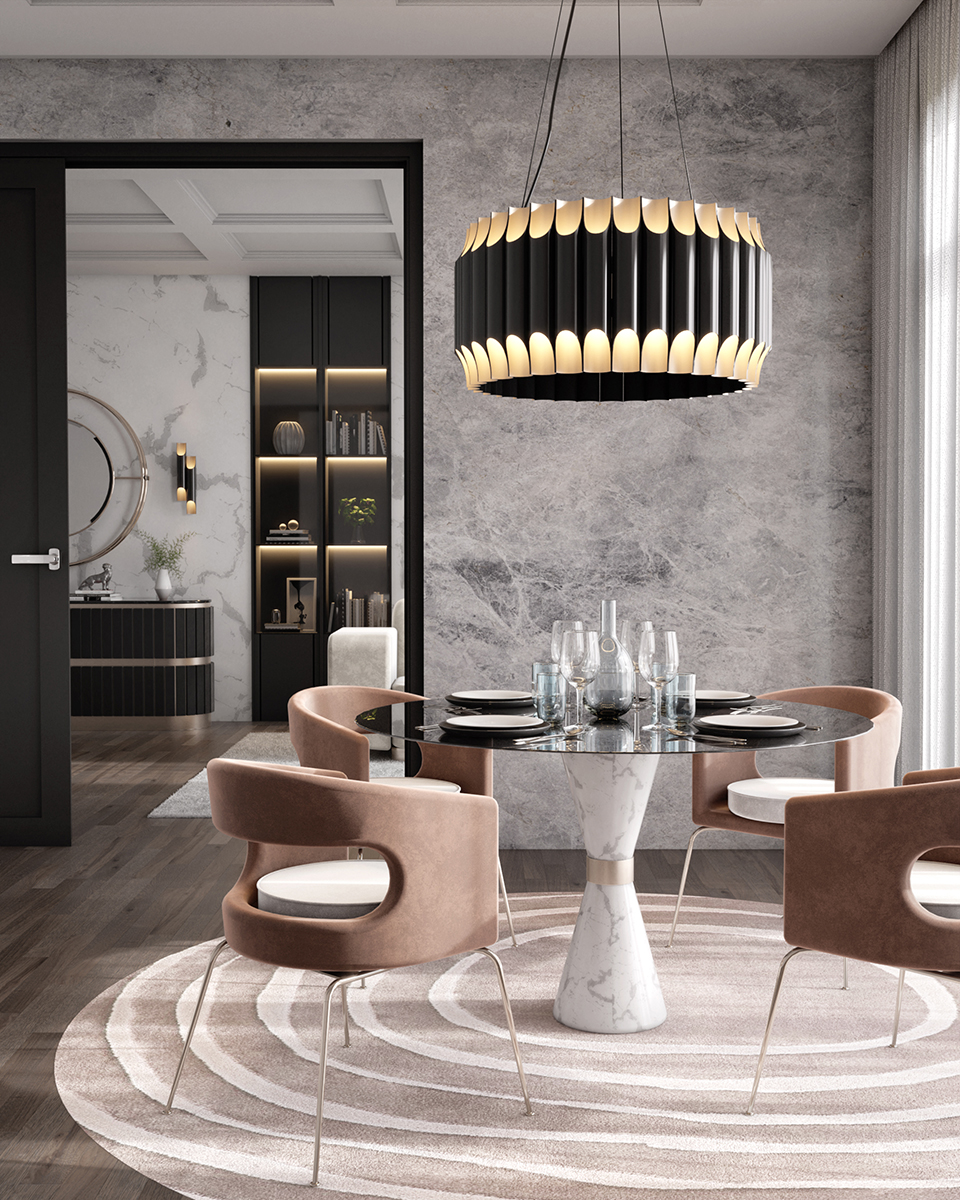 Vivid Round Suspension Lamp - 3