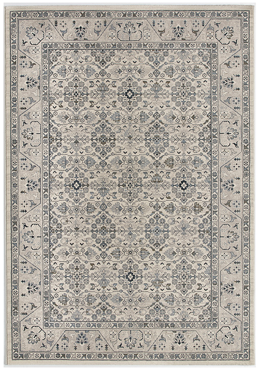 Belgian Grey / Beige Machine Woven Rug