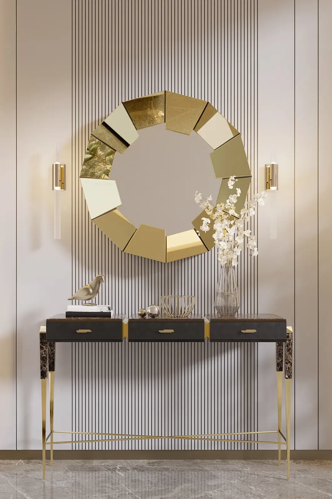 Shine Gold Mirror - 1