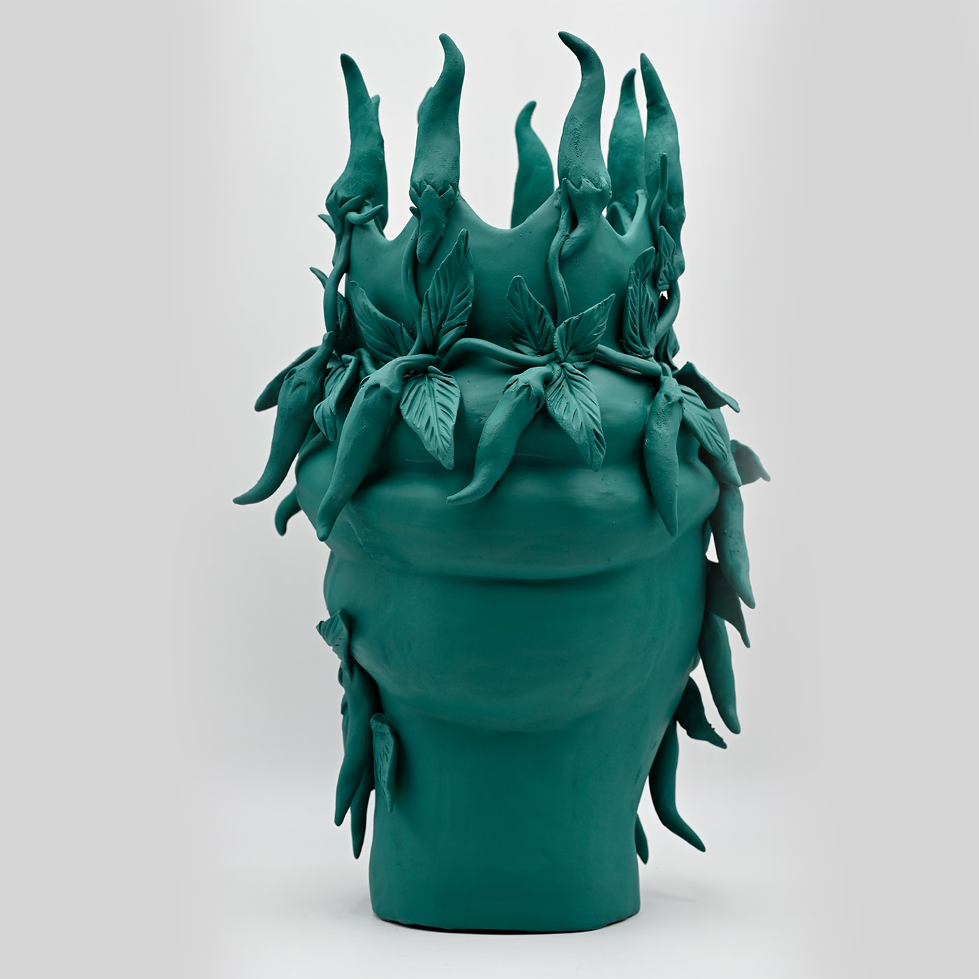 Dark Green Moor's Italian Sculpture