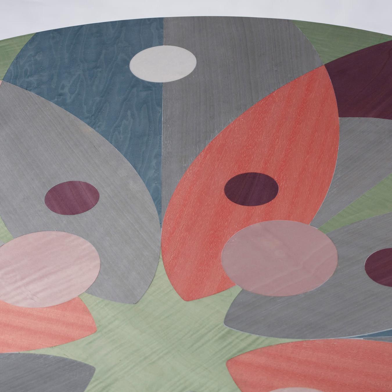 Multi-Colour Veneer Dining Table