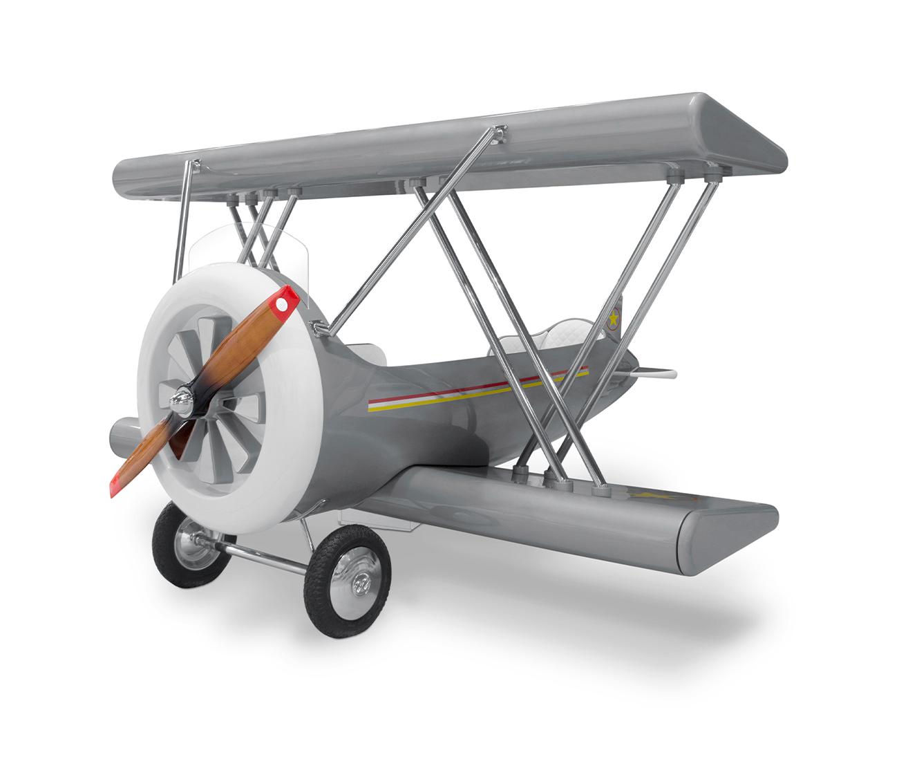 Sky Rider Grey Plane Bed