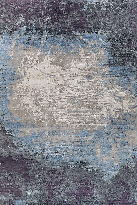 Hand-Knotted Abstract Rug