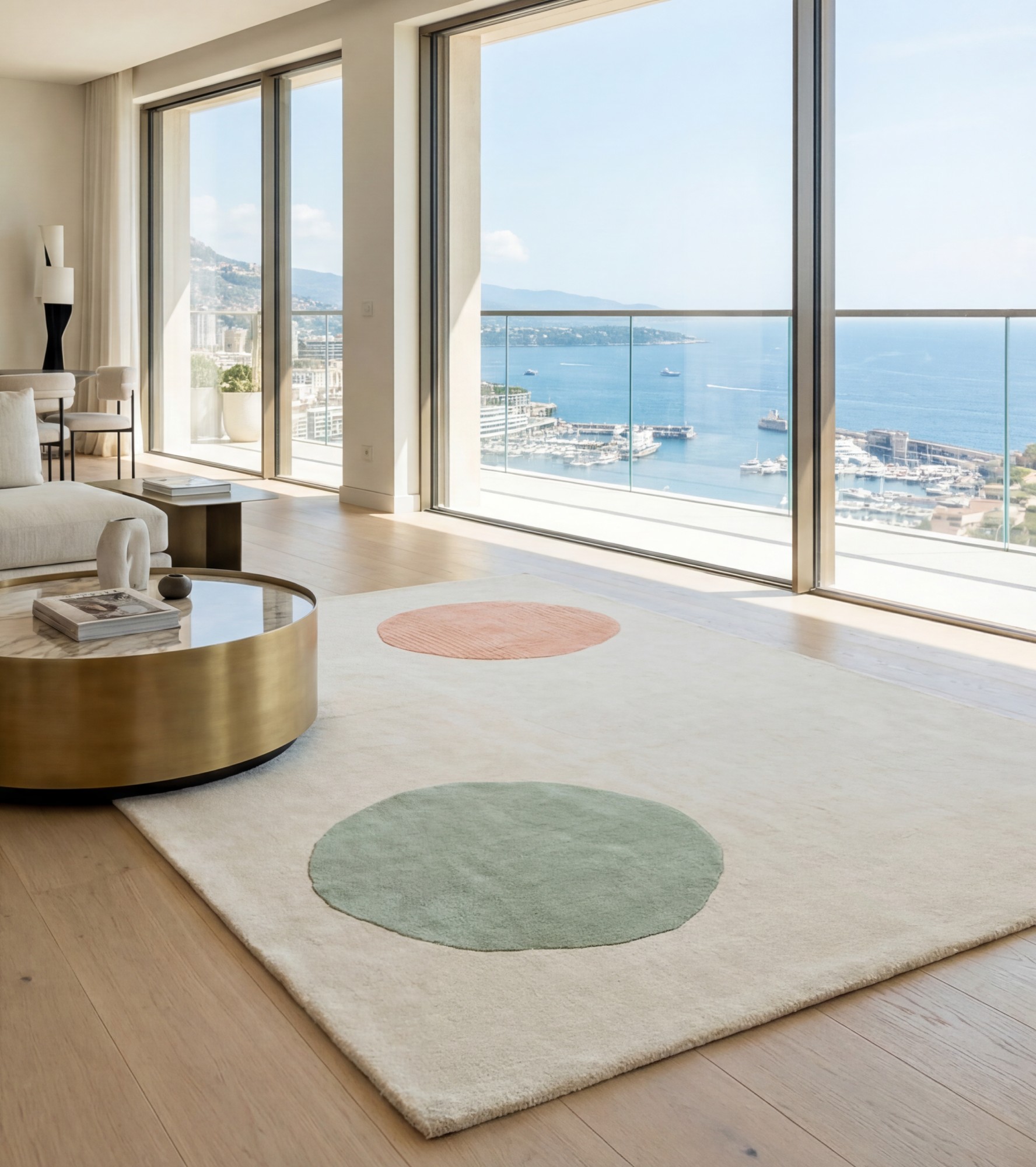 Minimal Dots Color Rug