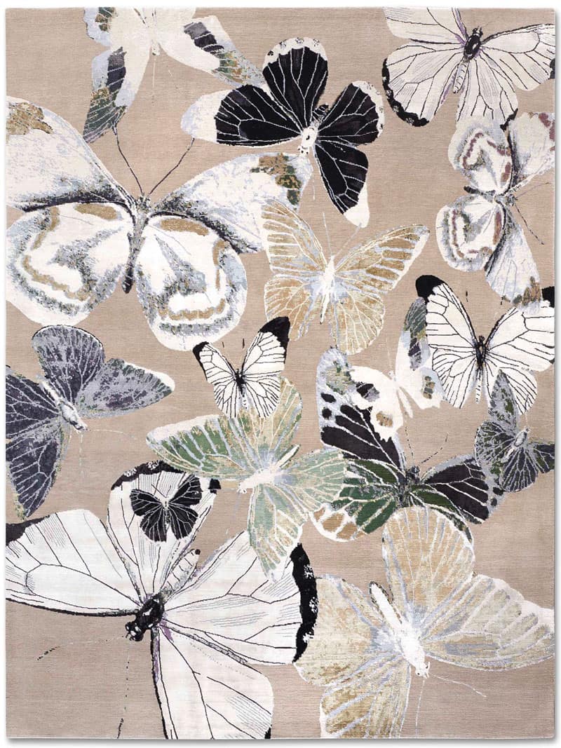 Butterfly Hand-Woven Rug