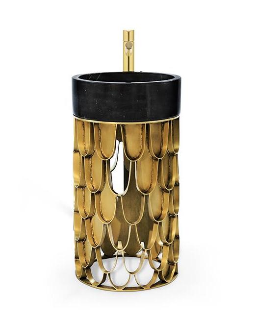 Carp-Inspired Pedestal Basin