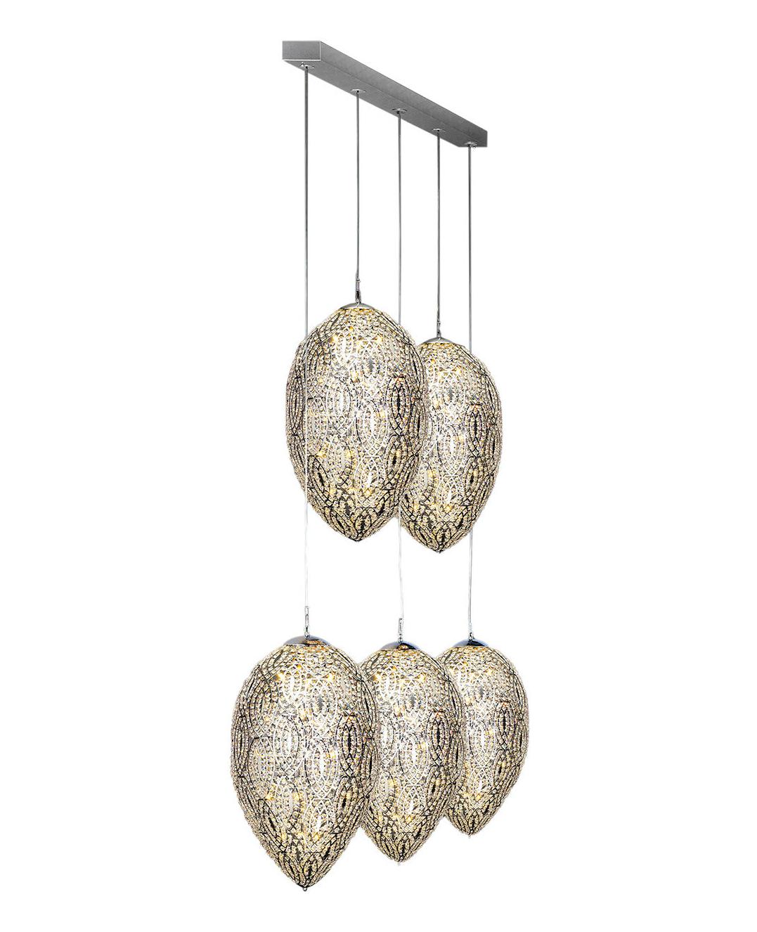 Arabesque Egg Feature Chandelier