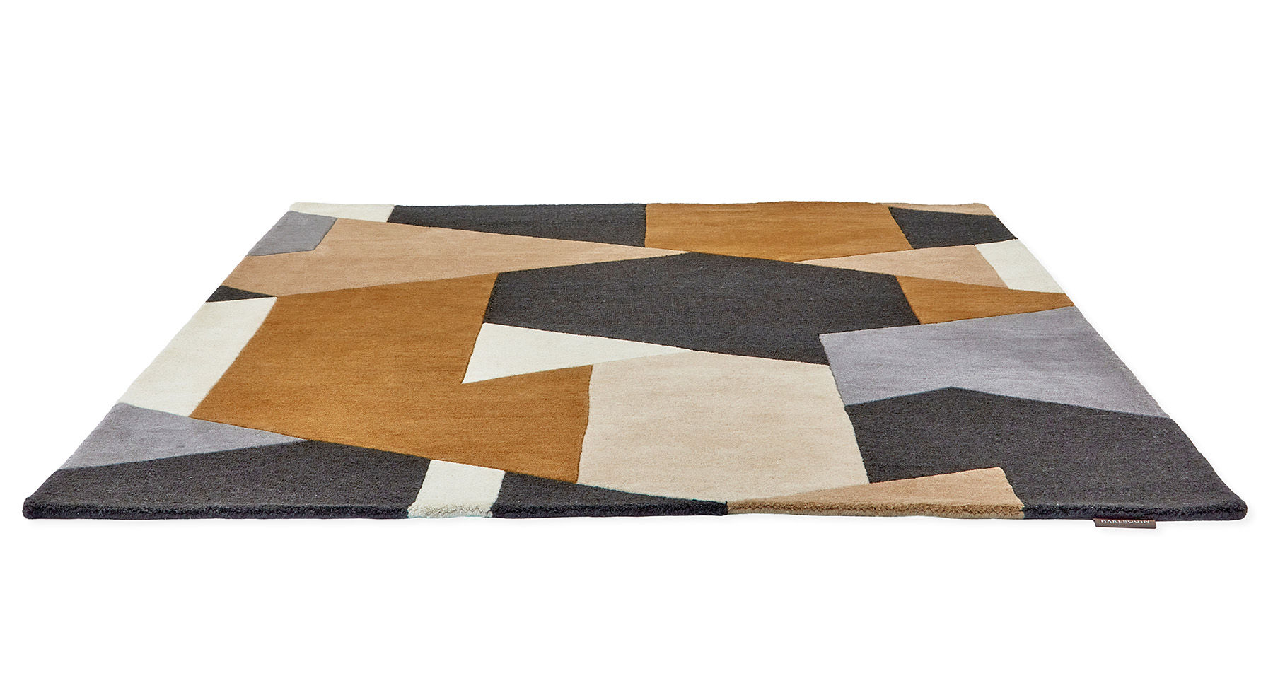 Popova Caramel Slate Handmade Rug ☞ Size: 170 x 240 cm