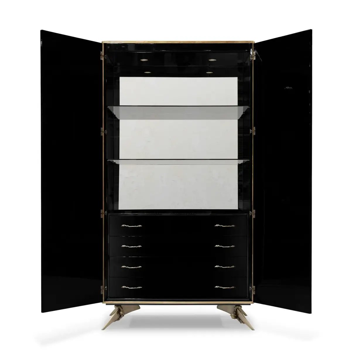 Mirage Lacquer Armoire