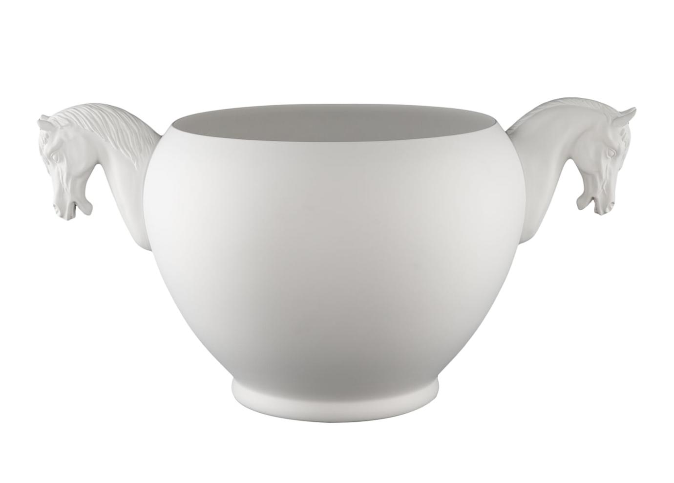 Horse Bowl-Style Vase