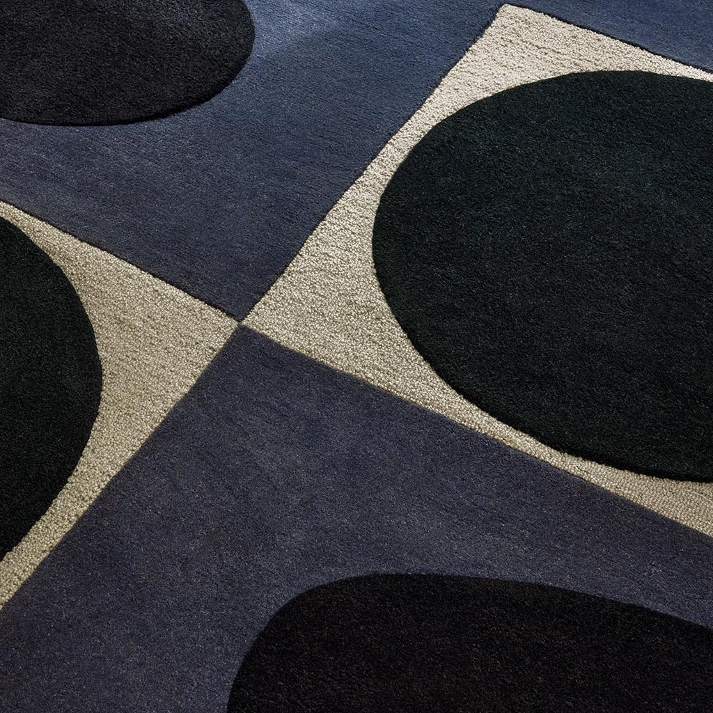 Spot Square Blue/Navy 157908 Rug