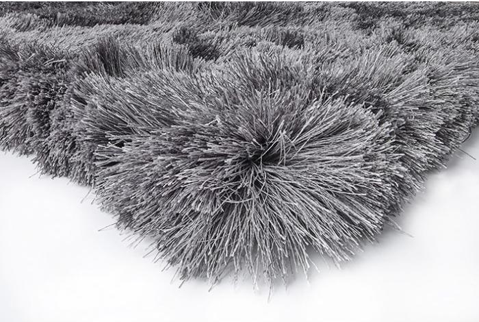 Aster Shaggy Grey Rug ☞ Size: 80 x 140 cm