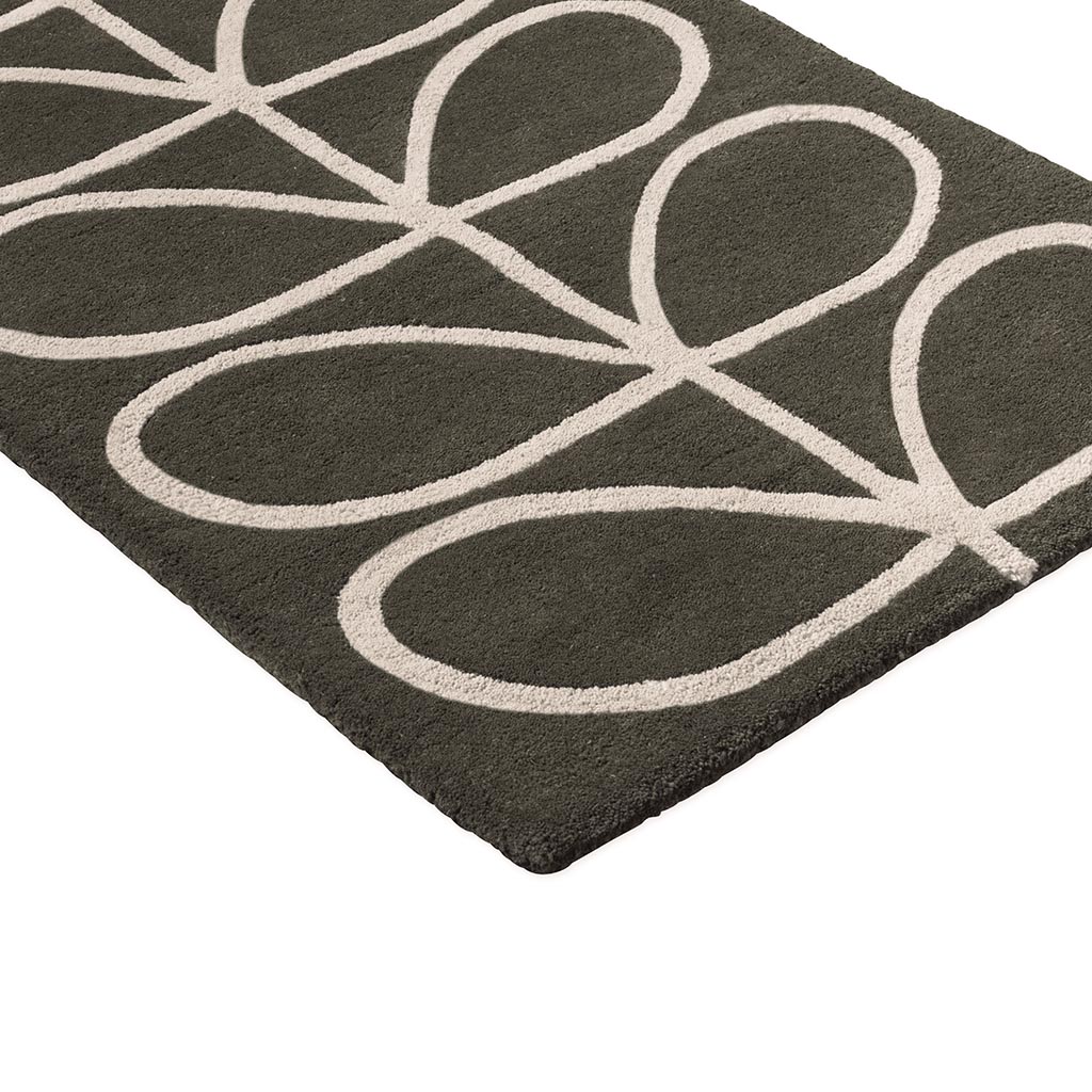 Linear Stem Runner Slate 060505 Rug