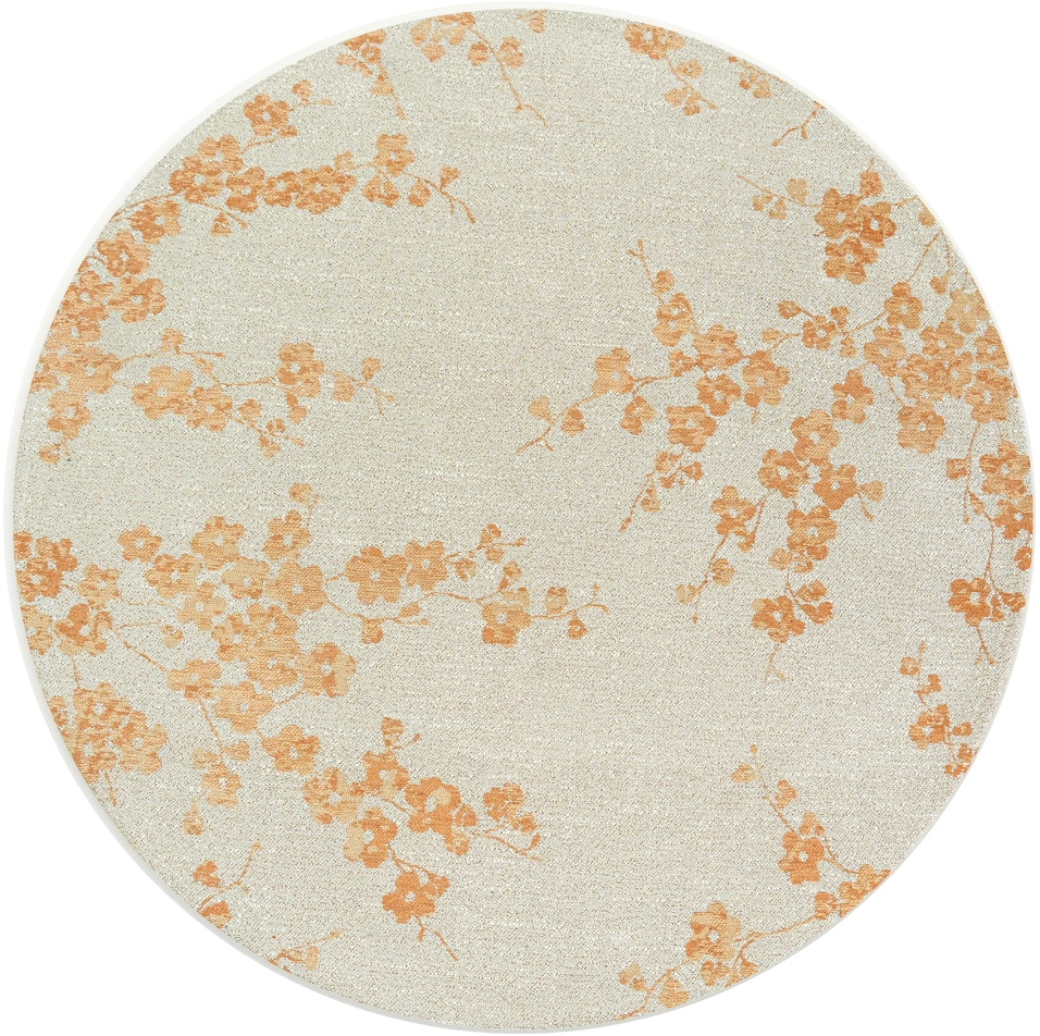 Petal Dew 9834 Round Rug