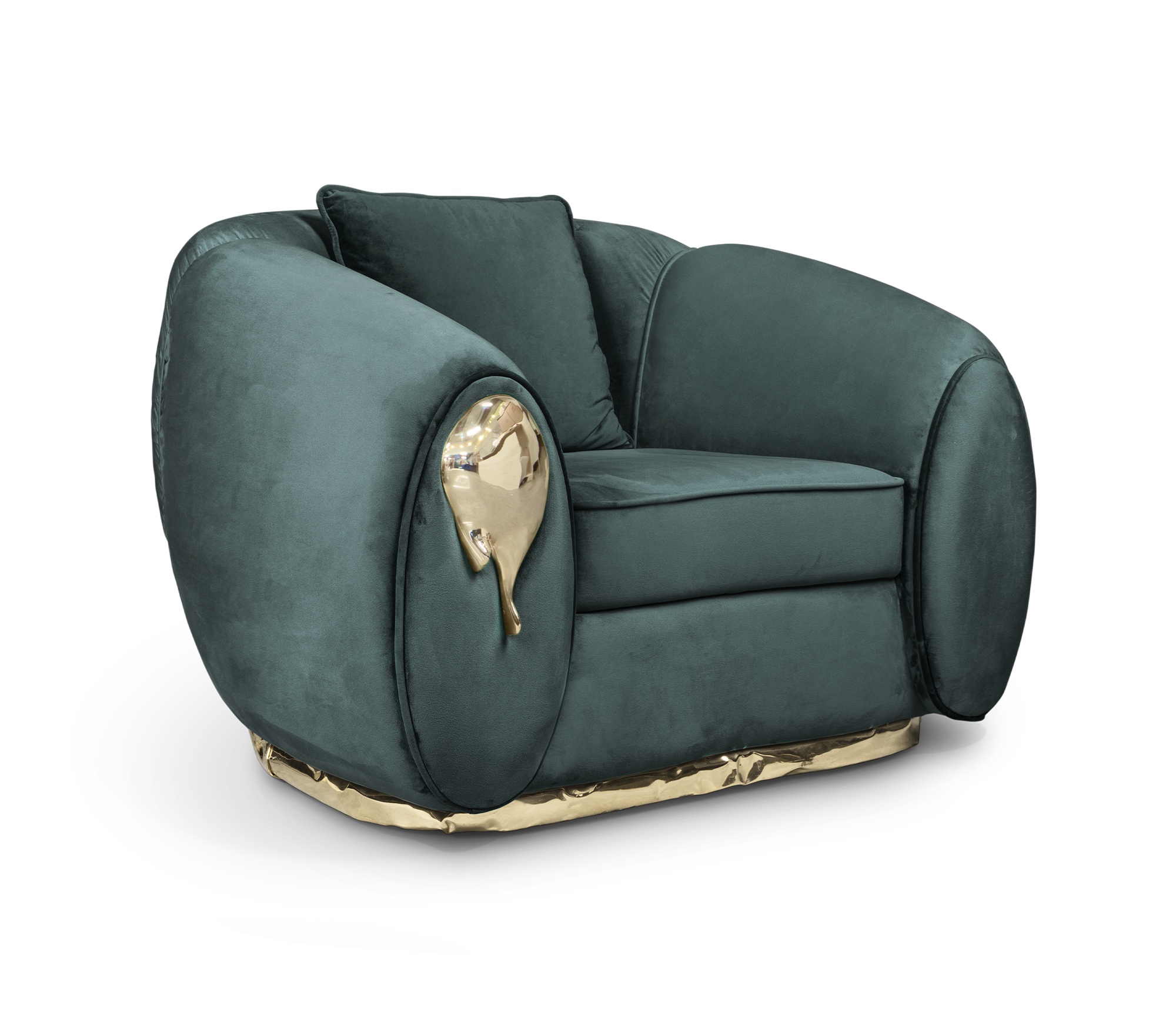 Solara Green Armchair