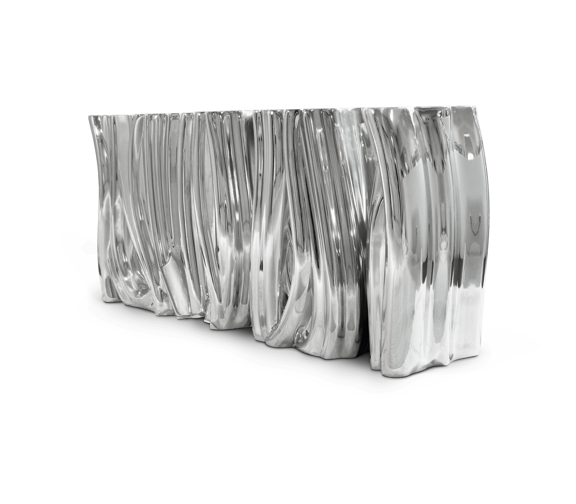 Monochrome Silver Designer Sideboard
