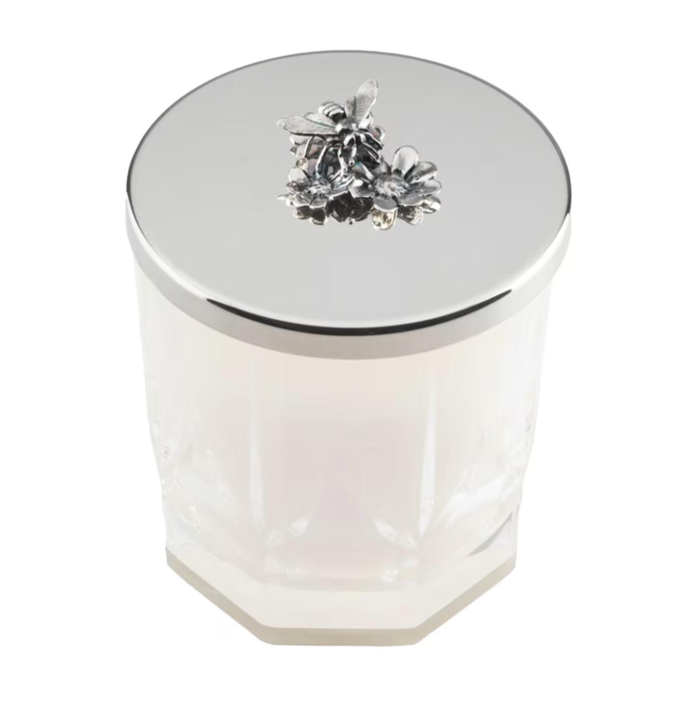 Spring Bee Silver Candle Vase
