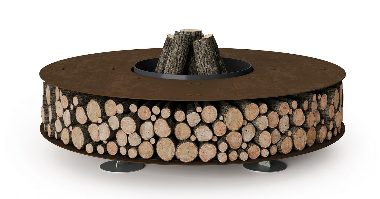 Zero Steel Fire Pit | Finishing: Corten | Dimensions: Ø 300 cm