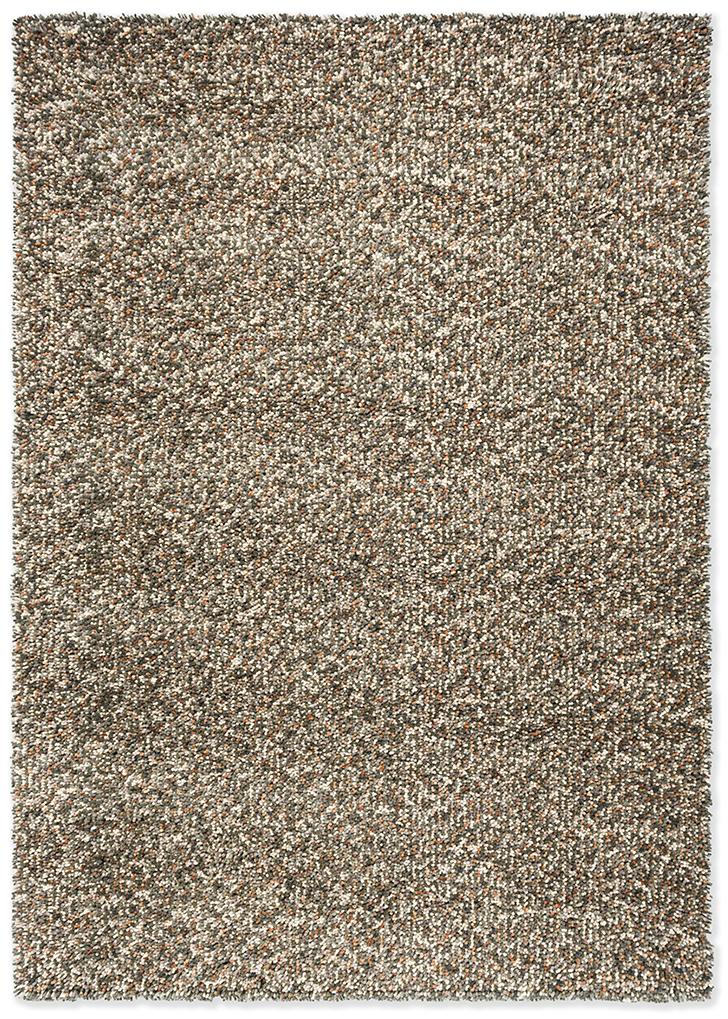 Pop-Art Grey Shag Felted Rug