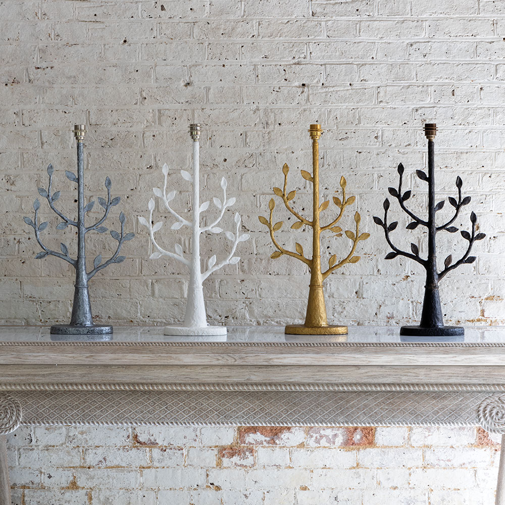 Millana Table Lamp in Chalk Finish